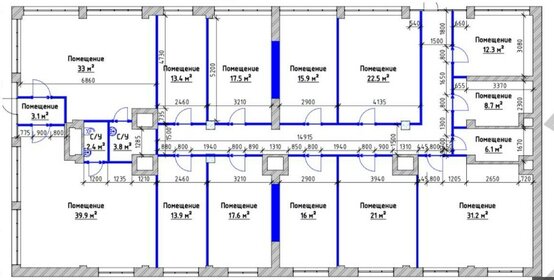 298 м², помещение свободного назначения 357 600 ₽ в месяц - изображение 42