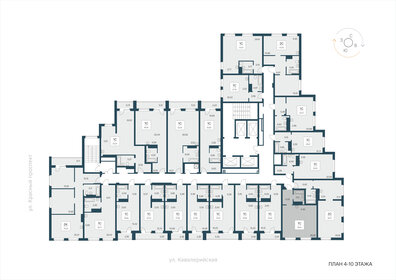 38,8 м², апартаменты-студия 5 850 000 ₽ - изображение 26