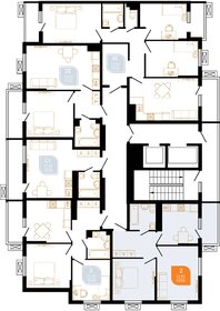 57,5 м², 2-комнатная квартира 7 199 000 ₽ - изображение 38