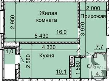 41,3 м², 1-комнатная квартира 4 000 000 ₽ - изображение 8