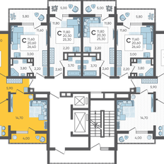 Квартира 60,4 м², 2-комнатная - изображение 2