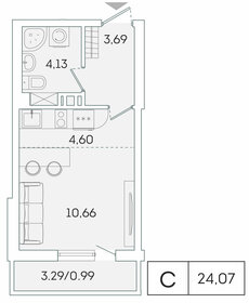 44 м², 2-комнатная квартира 7 500 000 ₽ - изображение 83