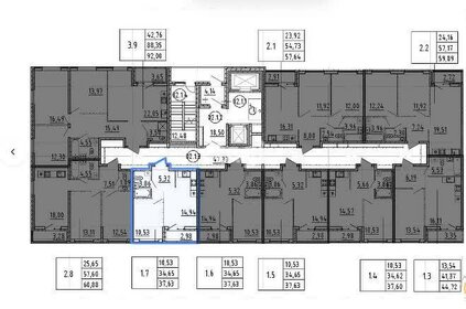 Квартира 34,7 м², 1-комнатная - изображение 1