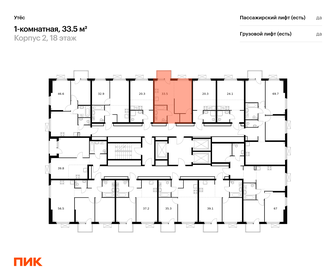 28,9 м², квартира-студия 4 500 000 ₽ - изображение 86