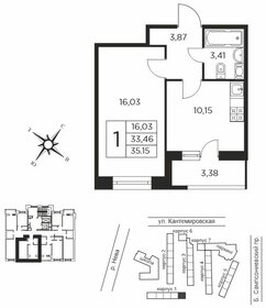 36,9 м², 1-комнатная квартира 10 400 000 ₽ - изображение 56