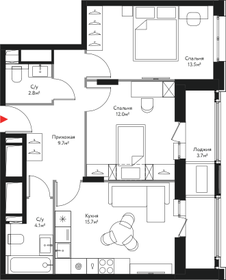 77 м², 3-комнатная квартира 19 500 000 ₽ - изображение 100