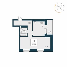 53 м², 1-комнатная квартира 11 990 000 ₽ - изображение 74