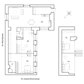 Квартира 129 м², 4-комнатная - изображение 1