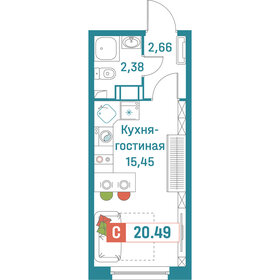22,9 м², квартира-студия 5 000 000 ₽ - изображение 107