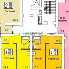 Квартира 36,5 м², 1-комнатная - изображение 2