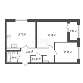 Квартира 57,2 м², 2-комнатная - изображение 1