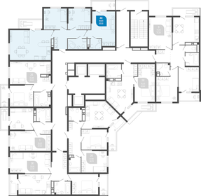 83,6 м², 3-комнатная квартира 14 519 940 ₽ - изображение 20