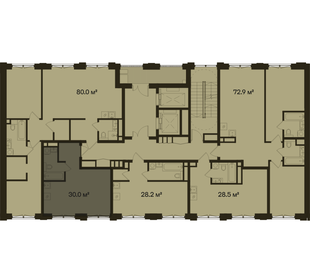Квартира 30 м², студия - изображение 2