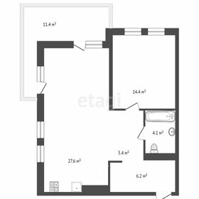 Квартира 69 м², 1-комнатная - изображение 3