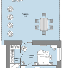 Квартира 75 м², 2-комнатная - изображение 2