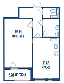 Квартира 38,9 м², 1-комнатная - изображение 2