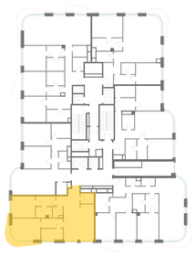 76,5 м², 3-комнатная квартира 37 490 000 ₽ - изображение 179