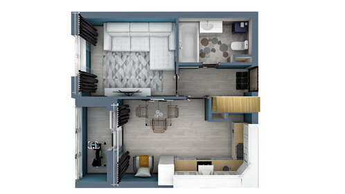 37,6 м², 1-комнатная квартира 3 572 000 ₽ - изображение 29