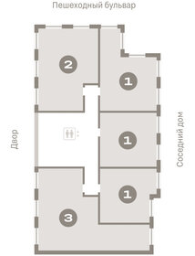 Квартира 71,2 м², 1-комнатная - изображение 2