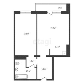 Квартира 56,3 м², 2-комнатная - изображение 1