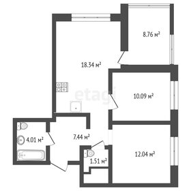 Квартира 57,9 м², 2-комнатная - изображение 2