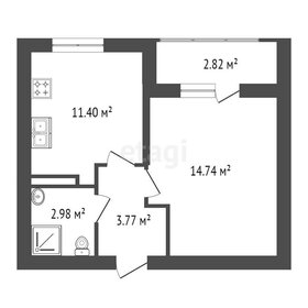 32,2 м², 1-комнатная квартира 3 100 000 ₽ - изображение 61