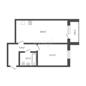 Квартира 44,6 м², 1-комнатная - изображение 1