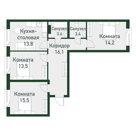 Купить однокомнатную квартиру с парковкой на улице 1-й Сетуньский проезд в Москве - изображение 46