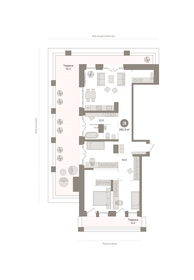 Квартира 162 м², 2-комнатная - изображение 1