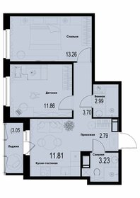 Квартира 51,2 м², 2-комнатная - изображение 1