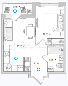 Квартира 36,4 м², 1-комнатная - изображение 1