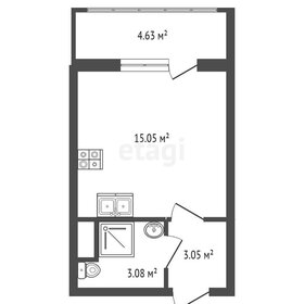 Квартира 21,2 м², студия - изображение 2