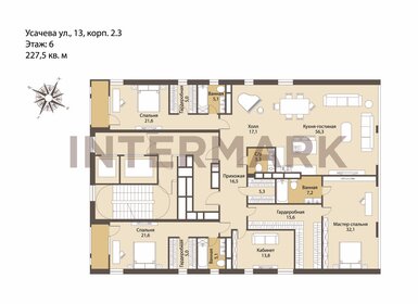 Квартира 227,5 м², 5-комнатная - изображение 1