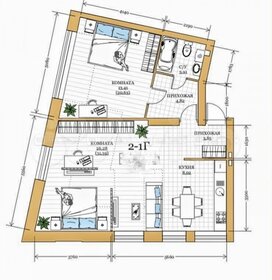 Квартира 58,1 м², 2-комнатная - изображение 1