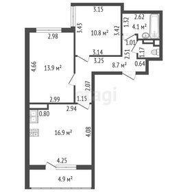 Квартира 55,8 м², 2-комнатная - изображение 2