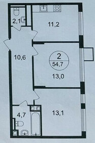 64,9 м², 2-комнатная квартира 15 500 000 ₽ - изображение 47