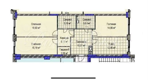 Квартира 90 м², 3-комнатная - изображение 1