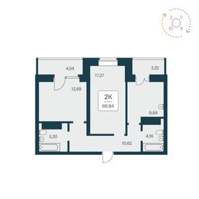 95,4 м², 3-комнатная квартира 13 850 000 ₽ - изображение 21