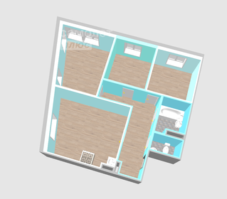Квартира 92,3 м², 3-комнатная - изображение 4