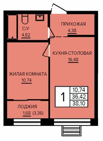 47 м², 1-комнатная квартира 7 200 000 ₽ - изображение 83