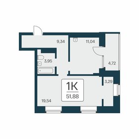 50,4 м², 1-комнатная квартира 9 050 000 ₽ - изображение 77