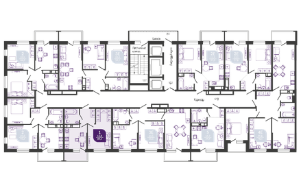 35,7 м², 1-комнатная квартира 4 400 000 ₽ - изображение 99