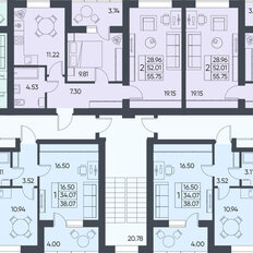 Квартира 55,7 м², 2-комнатная - изображение 3