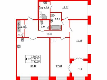 118 м², 3-комнатная квартира 75 000 000 ₽ - изображение 80