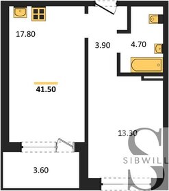 41,5 м², 1-комнатная квартира 7 437 000 ₽ - изображение 59