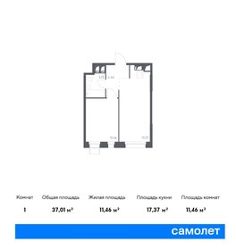 37 м², 1-комнатные апартаменты 11 000 000 ₽ - изображение 51