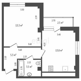 Квартира 38 м², 1-комнатная - изображение 2