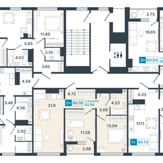 Квартира 60,2 м², 2-комнатная - изображение 3