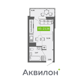 26,7 м², квартира-студия 2 929 425 ₽ - изображение 14