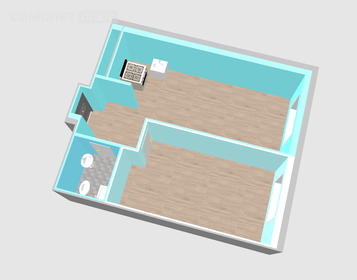 39,2 м², 2-комнатная квартира 7 800 000 ₽ - изображение 61